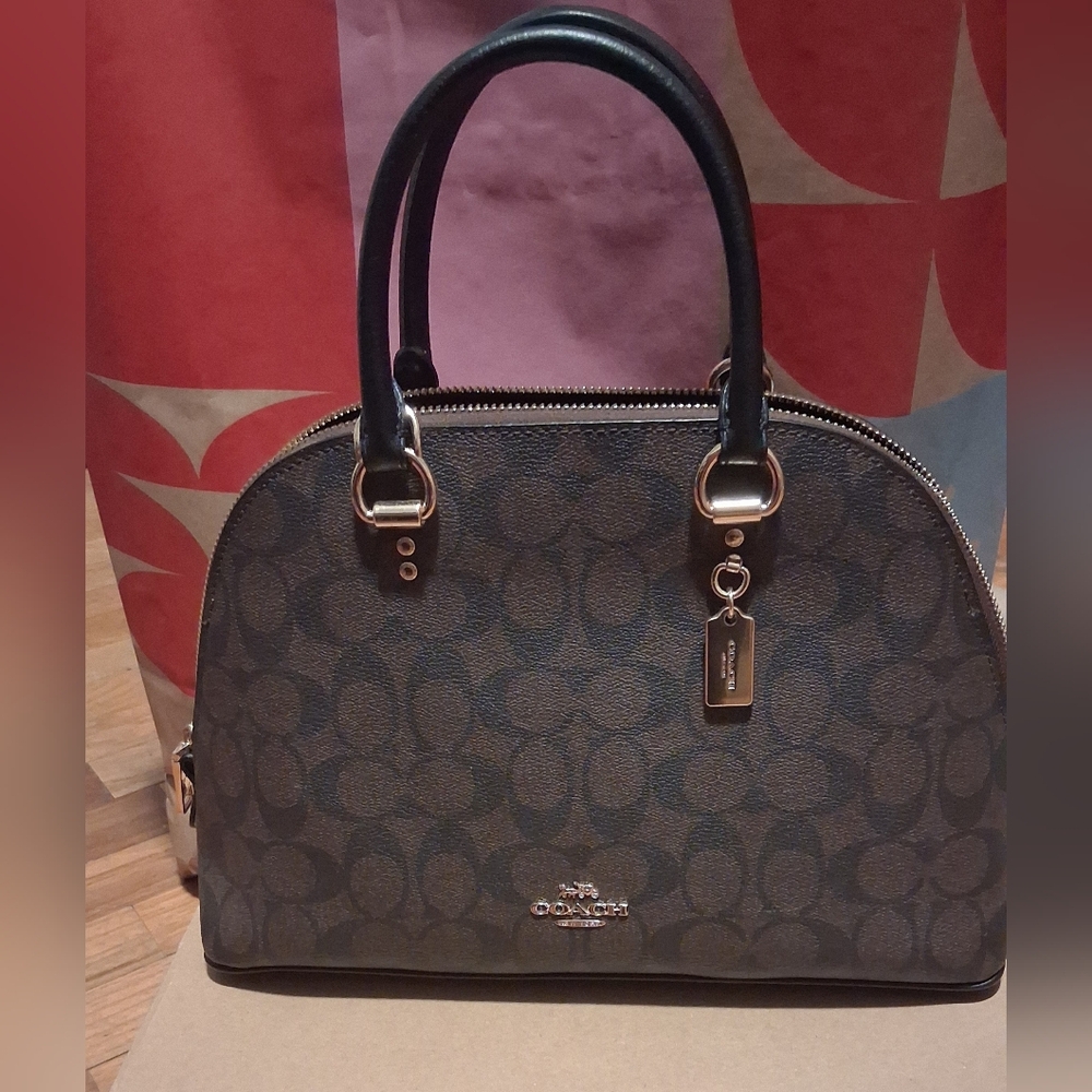 Coach Brown Signature Handbag